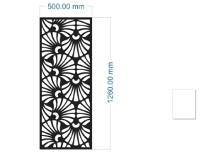 Model cnc vách quạt dxf