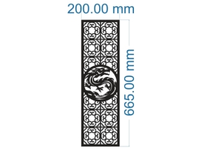 Model cnc vách rồng dxf