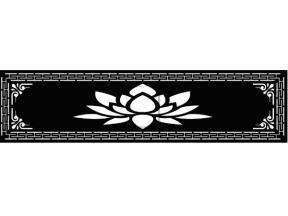 Model cnc vách sen cổng dxf