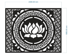 Model cnc vách sen dơi