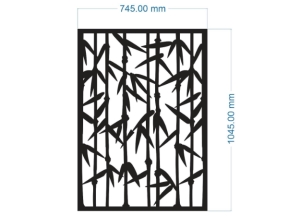 Model cnc vách trúc 2d
