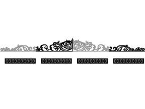 Model cnc vòm cổng mới nhất dxf