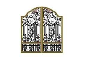 Model cổng cnc 2 cánh siêu đẹp