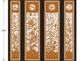 Model cổng vạn sự như ý cnc 4 cánh