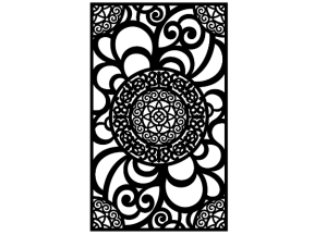 Model dxf cnc giếng trời mới nhất