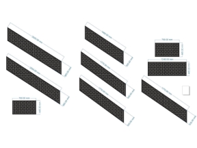 Model dxf cnc vách ngăn cầu thang dxf