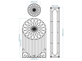 Model vách ngăn trước nhà mới cnc