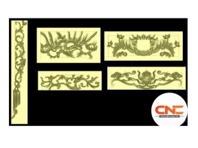 Ô đồ thờ rồng phượng hoá lá tây cnc jdp