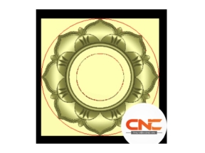 Ô hoa đèn trần gỗ cnc jdp đẹp