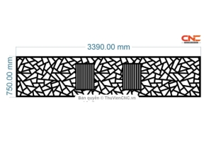 Ô thoáng cổng mới phong cách mắt cnc