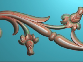 Phào chỉ hoa hồng cnc cực đẹp