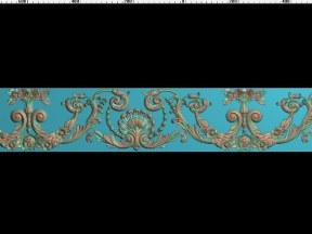 Phào chỉ ốp trần cong