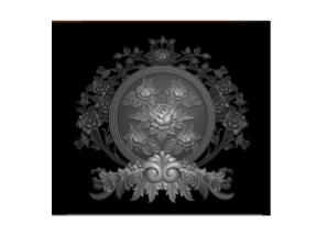 Phù điêu hoa hồng thiết kế cnc jdp