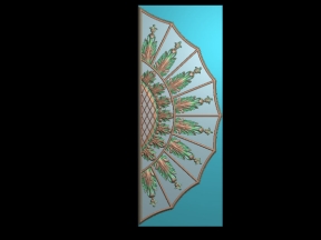 Quạt cửa mẫu bông lúa