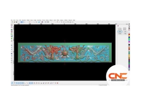 Rồng chầu mặt nguyệt cnc file jdp