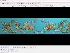 Rồng Hóa Hoa Hồng CNC file Jdp