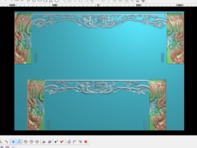 Sập Rồng Lá Tây CNC file Jdp