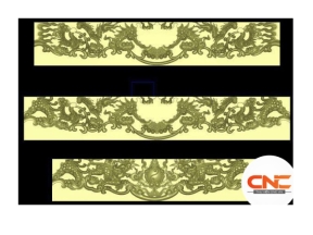 Sập tứ linh hóa chắp cnc thiết kế jdp