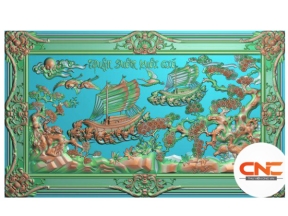 Tải file Tranh thuận buồm xuôi gió cnc