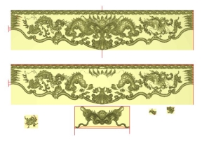 Tải mẫu Dạ Triện CNC họa tiết Rồng