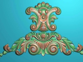 Tải ngay mẫu hoa lá tây cnc