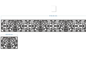 Tải thiết kế cnc lan can 2 diện tích thiết kế