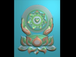 Tay phật giáo dạng lá sen