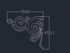 Thiết kế 2d cnc hoa văn mái kính
