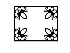 Thiết kế 2d cnc hoa văn mái kính dxf