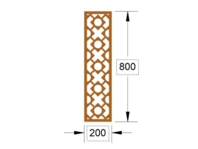 Thiết kế 2d cnc vách ngăn trang trí