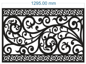 Thiết kế cắt cnc lan can hoa văn đẹp