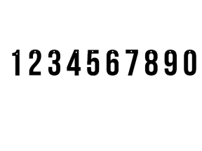 Thiết kế cắt cnc số từ 0 đến 9