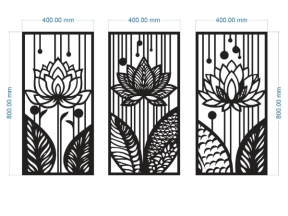 Thiết kế cắt cnc tranh hoa siêu hot hiện nay