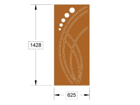Thiết kế cnc cắt cổng 1 cánh