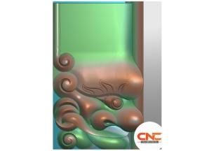 Thiết kế cnc chân bàn ghế hổ phù đơn giản