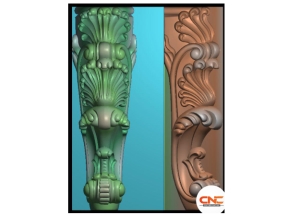 Thiết kế cnc chân bàn ghế lá tây độc đáo