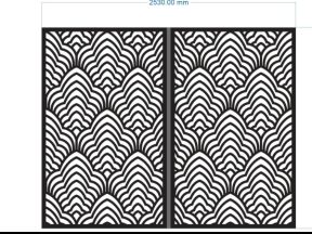 Thiết kế cnc cổng 2 cánh  đặc biệt