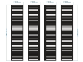 Thiết kế cnc cổng 4 cánh đơn giản nhất