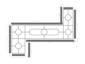 Thiết kế cnc diềm tròn mái kính