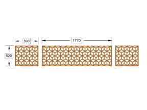 Thiết kế cnc hàng rào đơn giản