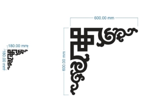 Thiết kế cnc hoa góc chân bàn
