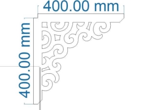 Thiết kế cnc hoa góc đơn giản