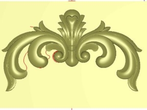 Thiết kế CNC hoa lá tây vòm mới nhất