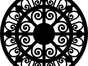 Thiết kế cnc hoa văn tròn  đặc biệt