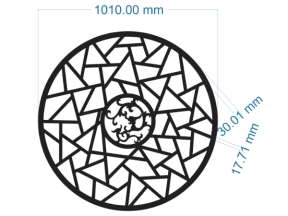 Thiết kế cnc hoa văn tròn đẹp nhất dxf