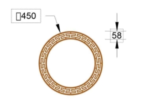 Thiết kế cnc hoa văn tròn dxf