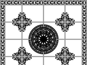 Thiết kế cnc mái kính trống đồng mới