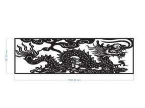 Thiết kế cnc rồng cắt dương đẹp