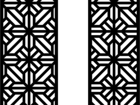 Thiết kế cnc vách cổng đơn giản tháng 8