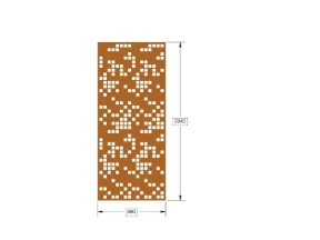 Thiết kế cnc vách cổng đực lỗ vuông
